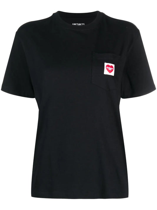 Logo-Patch Organic Cotton T-Shirt