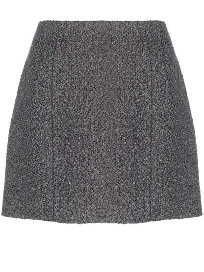 Textured-Knit Mini Skirt
