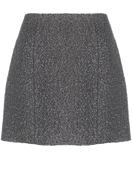 Textured-Knit Mini Skirt