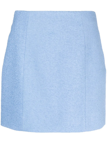 Linen-Blend Miniskirt