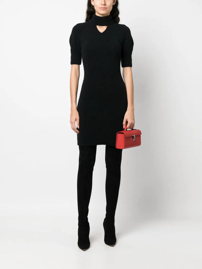 Alpaca-Blend Minidress