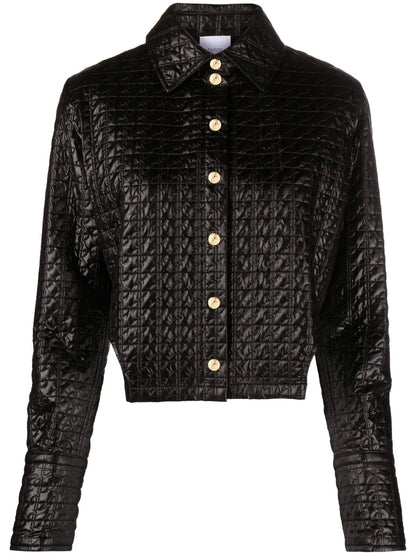 Cut-Out Quilted Jacket