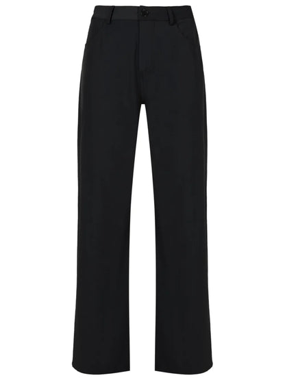 High-Waisted Wide-Leg Trousers
