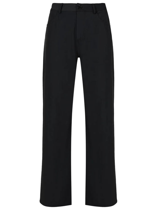 High-Waisted Wide-Leg Trousers