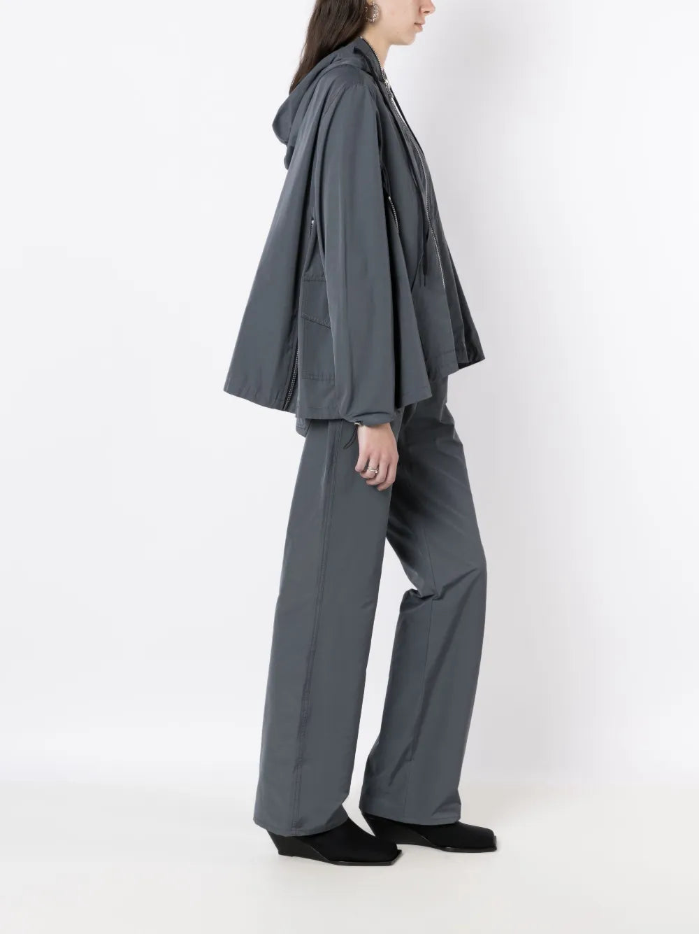 High-Waisted Wide-Leg Trousers