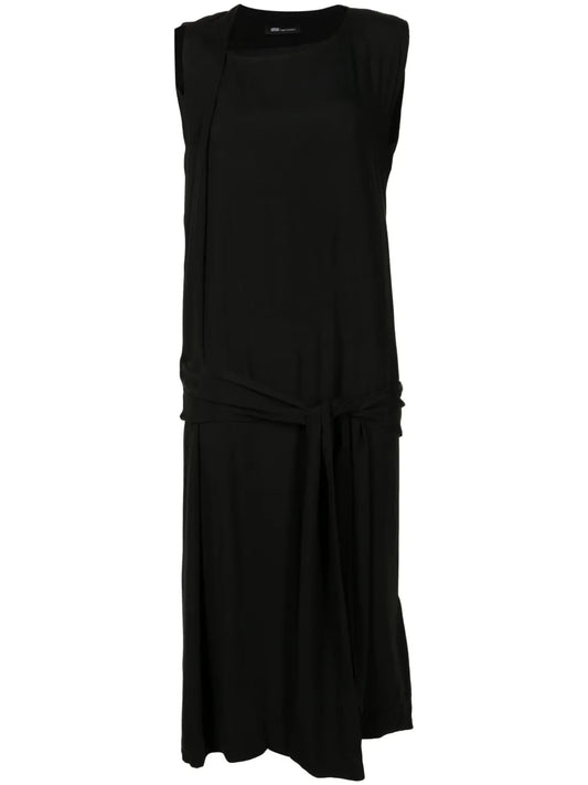 Funil Tied-Waist Midi Dress
