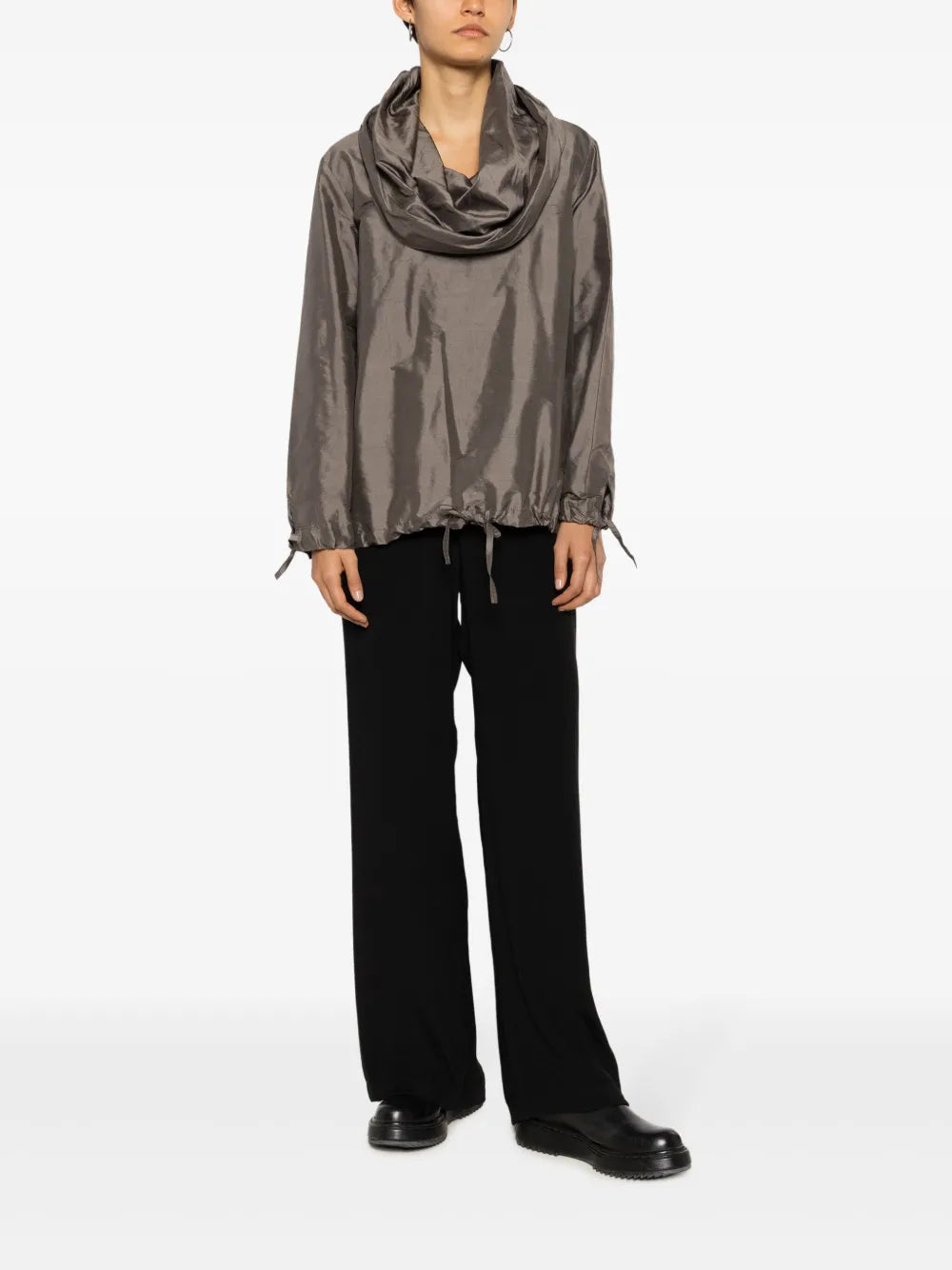 Patinete Crepe Wide-Leg Trousers