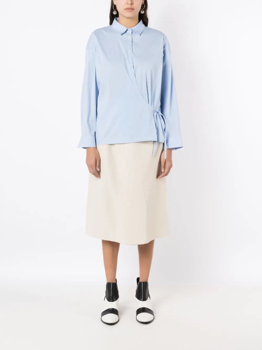 High-Waisted A-Line Skirt