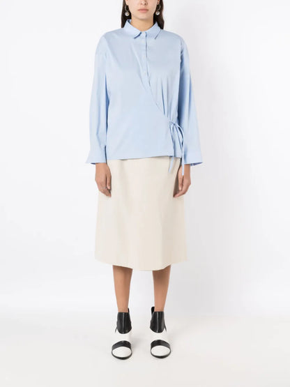 High-Waisted A-Line Skirt