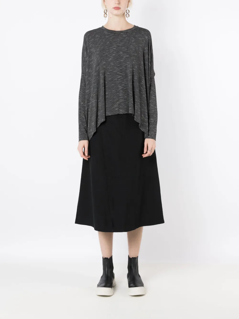 High-Waisted A-Line Skirt