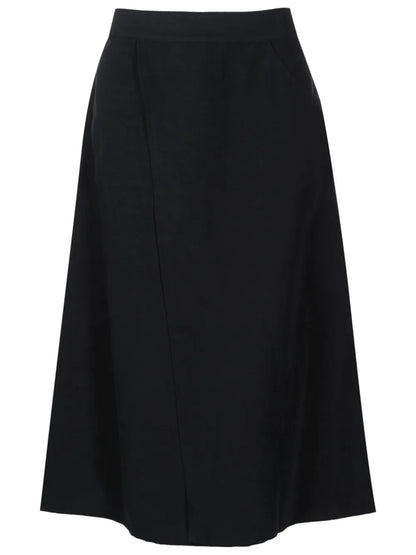 High-Waisted A-Line Skirt