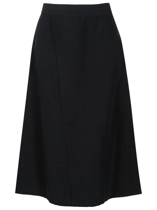 High-Waisted A-Line Skirt