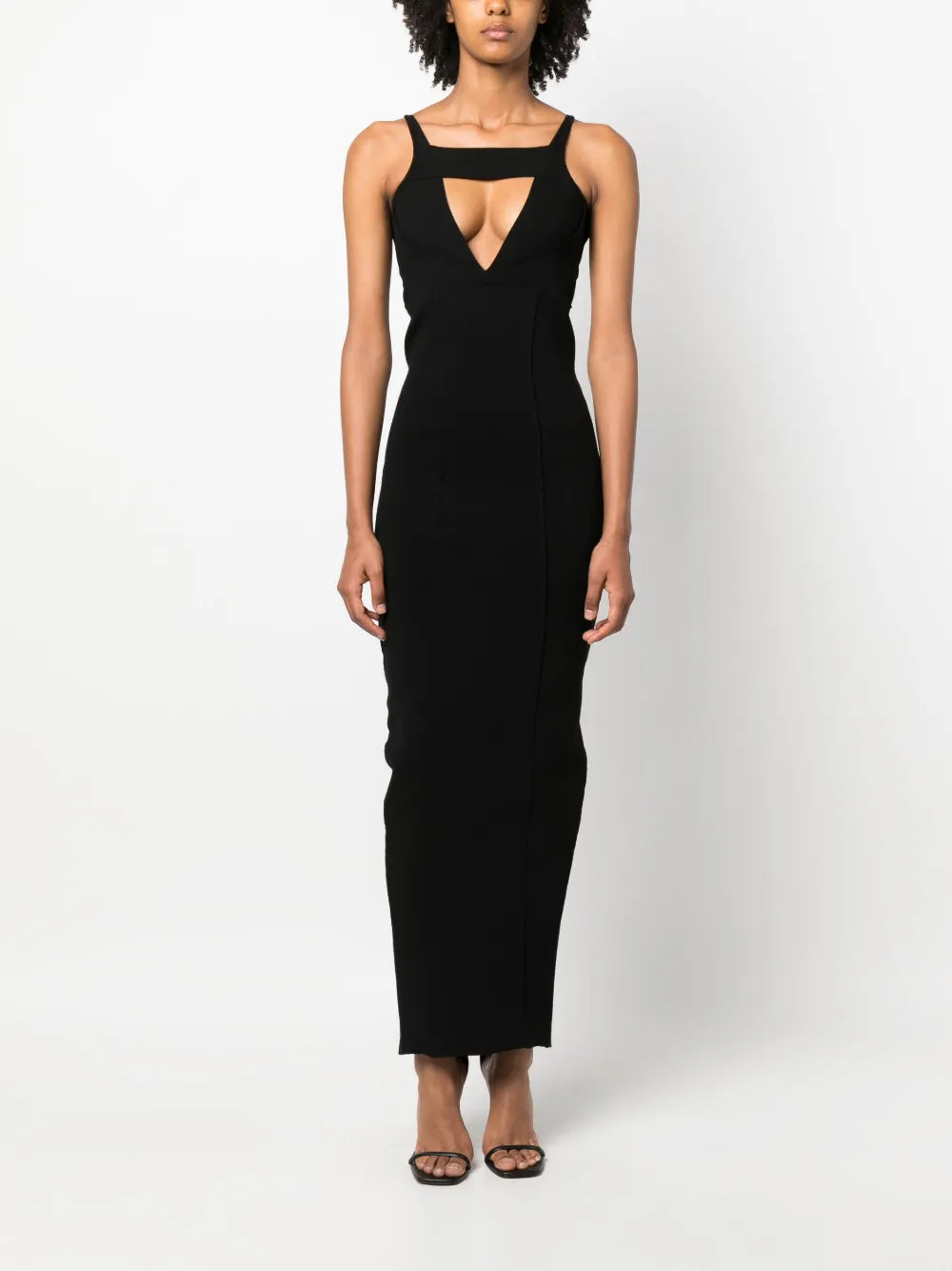 Cut-Out Sleeveless Maxi Dress