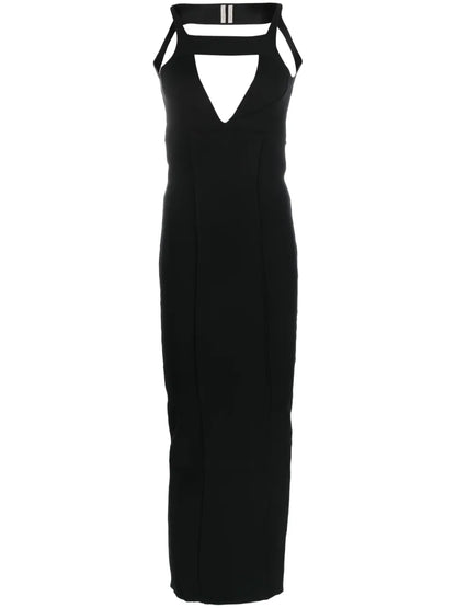 Cut-Out Sleeveless Maxi Dress