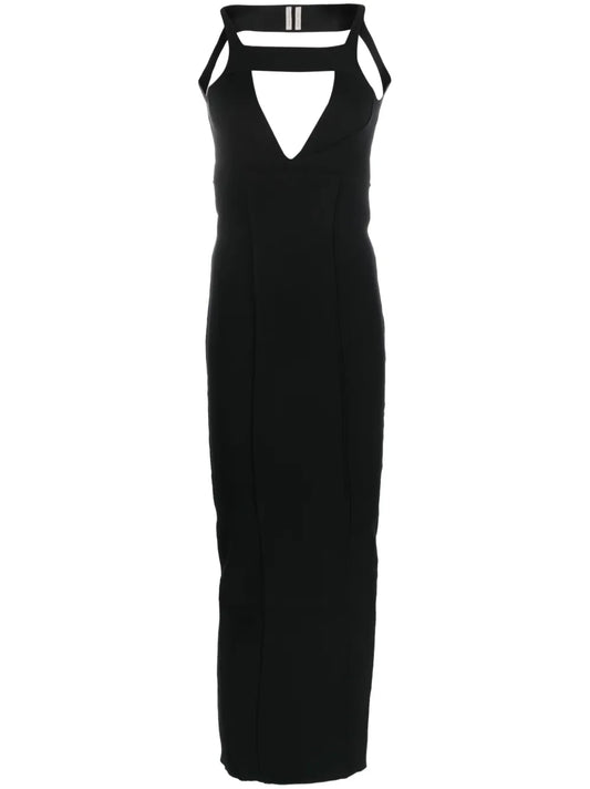 Cut-Out Sleeveless Maxi Dress