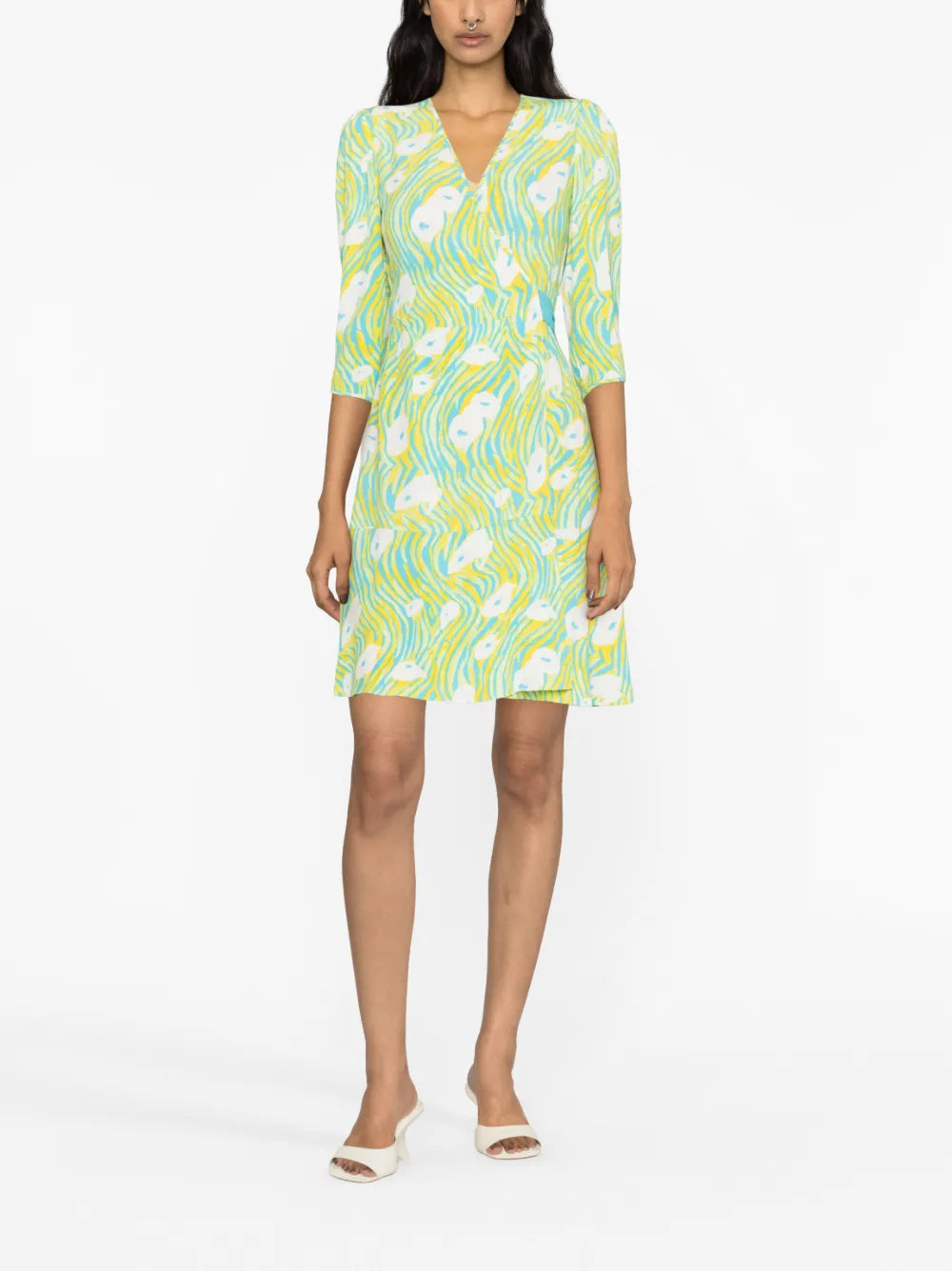 Emilia Wrap Short Dress