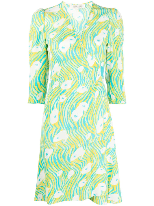 Emilia Wrap Short Dress