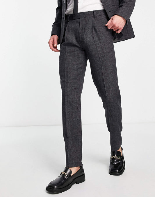 Wool-Rich Slim Suit Trousers