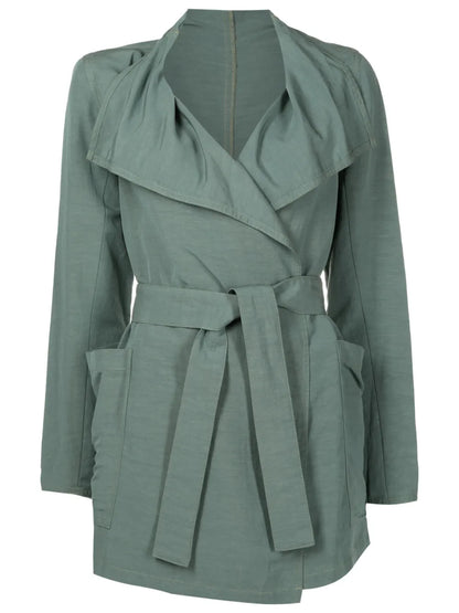 Asymmetric Modal-Blend Jacket