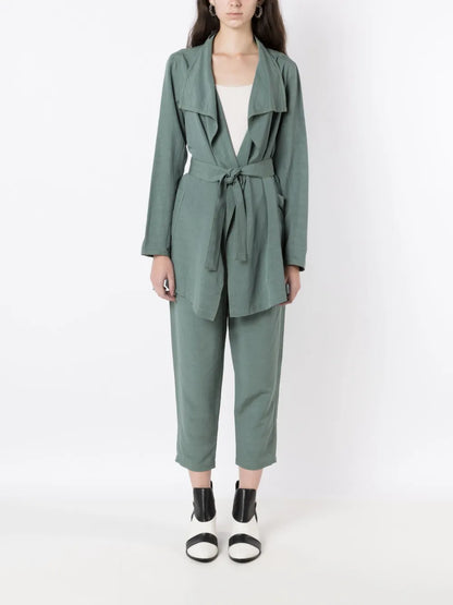 Asymmetric Modal-Blend Jacket