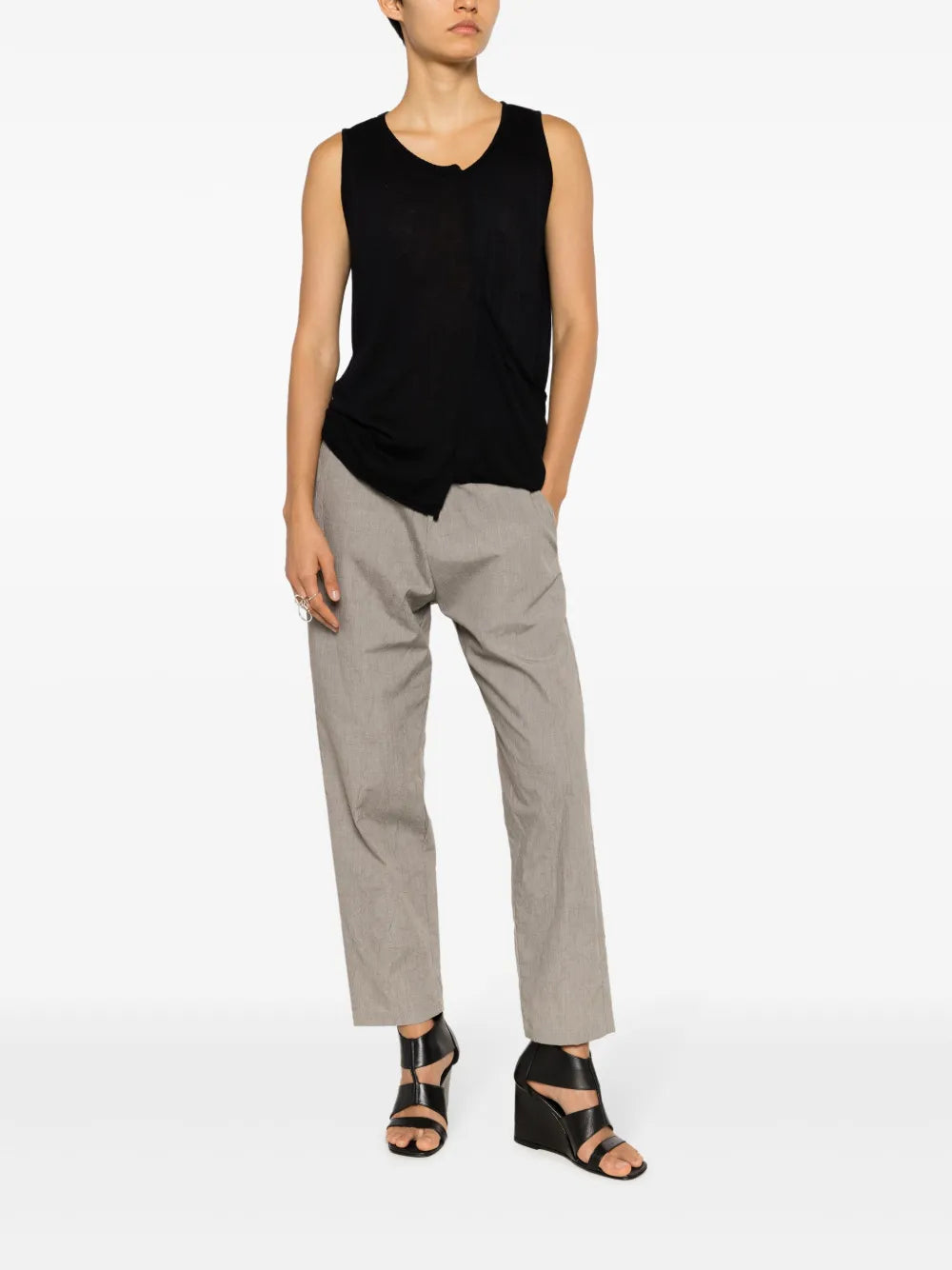 Marimba Asymmetric Knitted Top