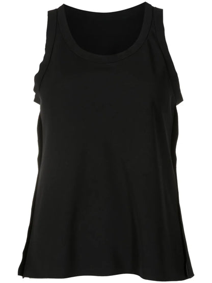 Stapler Stretch-Crepe Tank Top