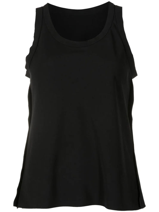 Stapler Stretch-Crepe Tank Top