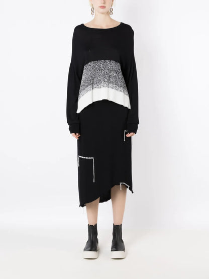 Speckled Two-Tone Jumper