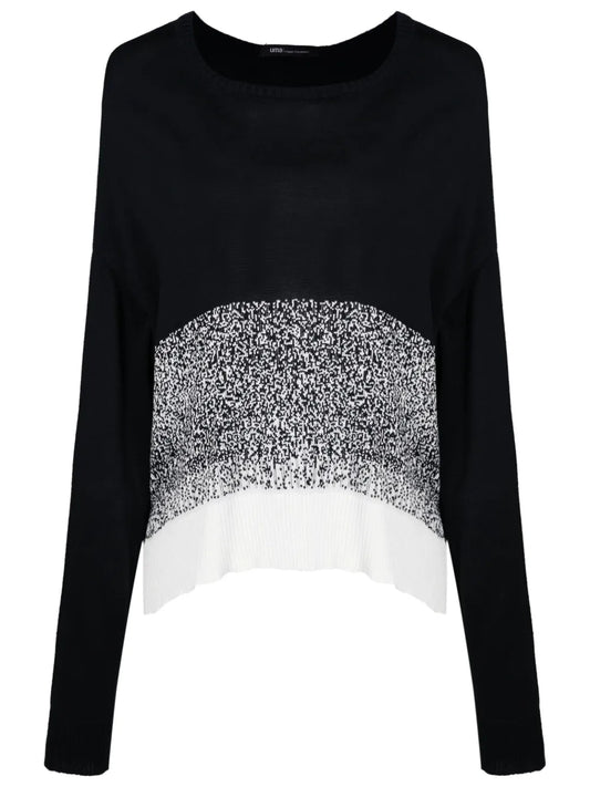 Speckled Two-Tone Jumper