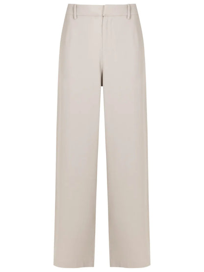 Mid-Rise Tailored Trousers