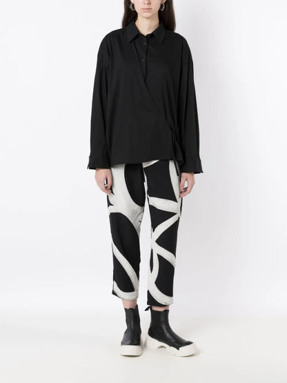 Side-Tie Polo Top