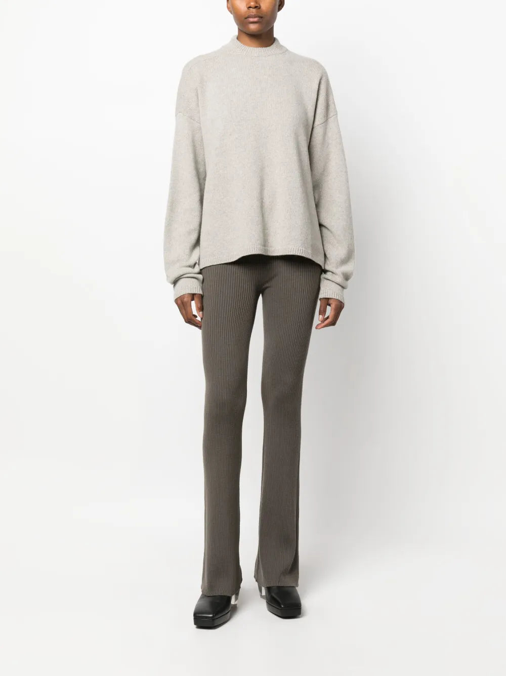 High-Neck Long-Sleeve Jumper