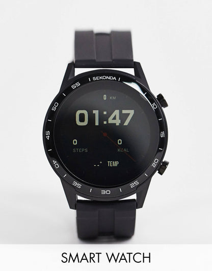 Smart Watch With Silicone Strap