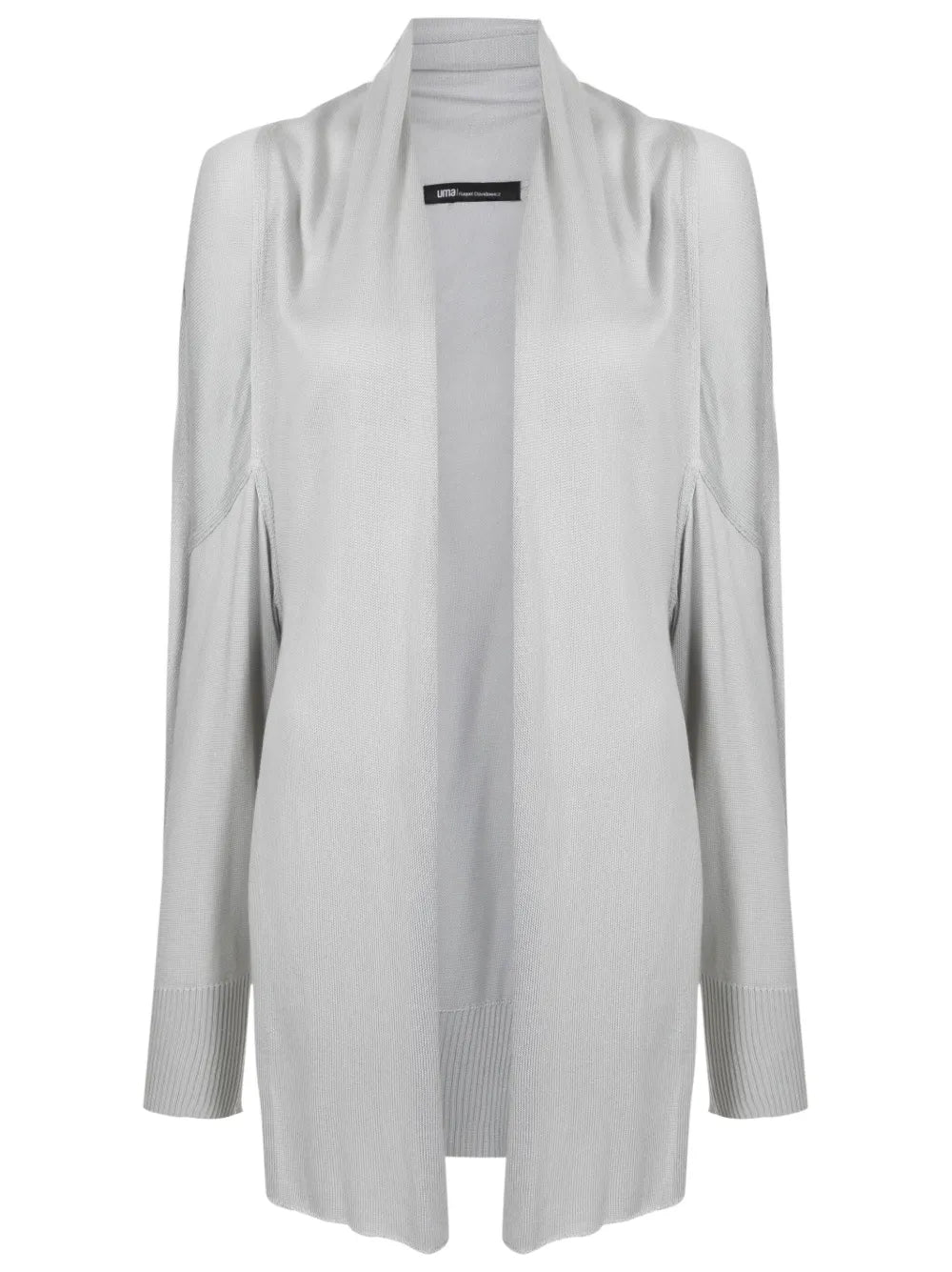 Draped Open-Front Cardigan