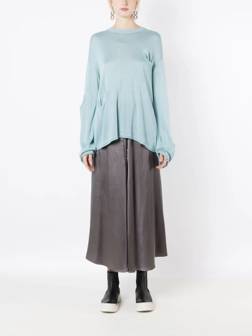 Oversized Fine-Knit Jumper