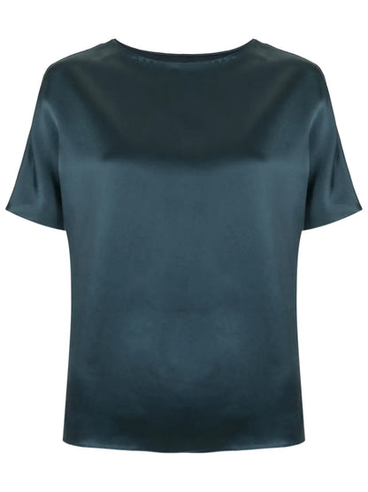 Short-Sleeve Silk T-Shirt