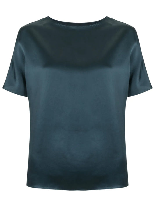 Short-Sleeve Silk T-Shirt
