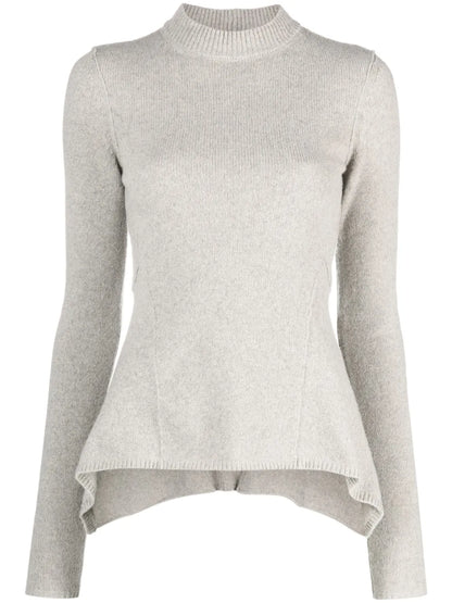 Crew-Neck Long-Sleeve Jumper