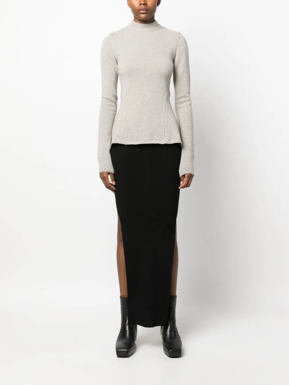 Crew-Neck Long-Sleeve Jumper