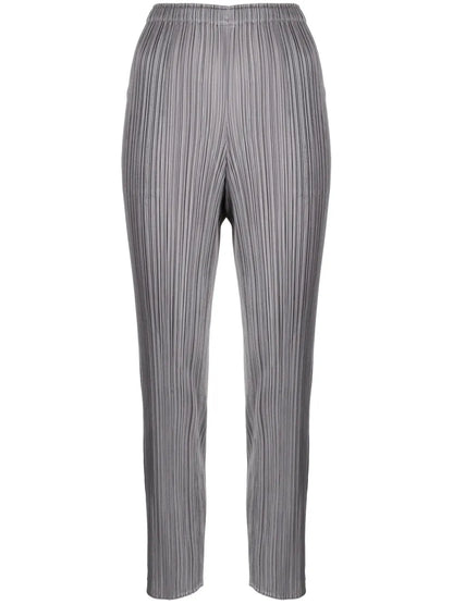 Plissé Cropped Trousers