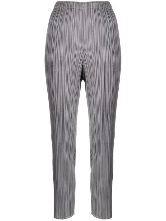 Plissé Cropped Trousers