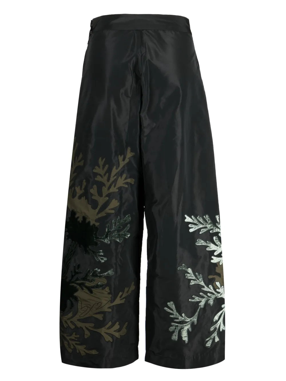 High-Waisted Wide-Leg Trousers