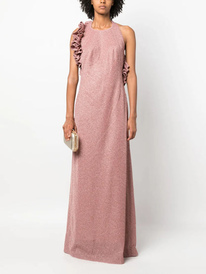 Olivia Metallic Maxi Dress