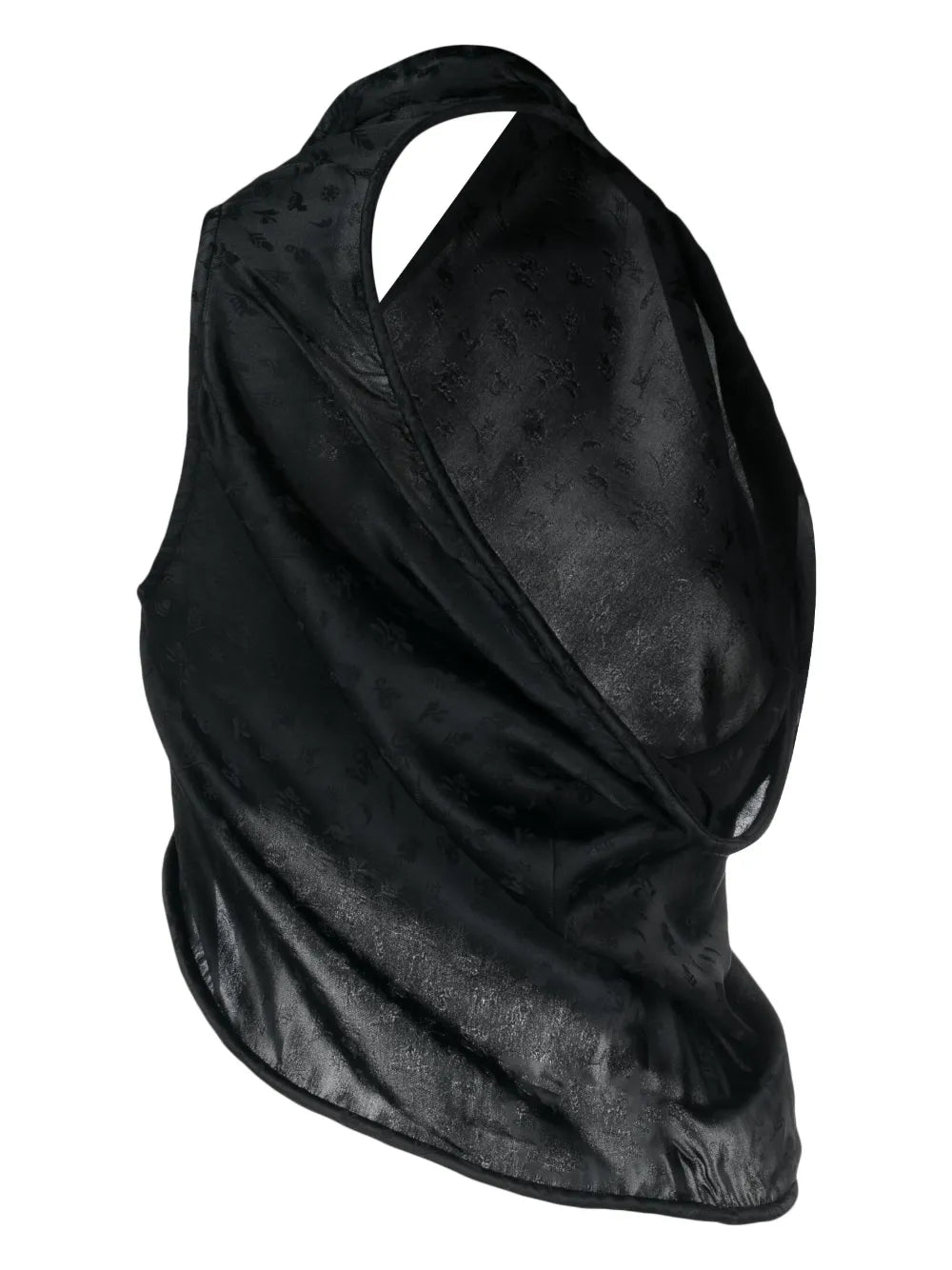 One-Shoulder Asymmetric-Hem Top