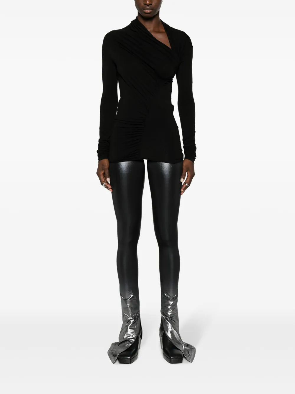 Carmen Metallic Flared Trousers