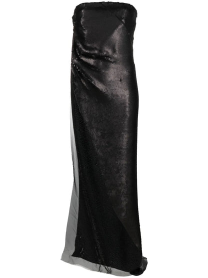 Sequin-Embellished Long Top