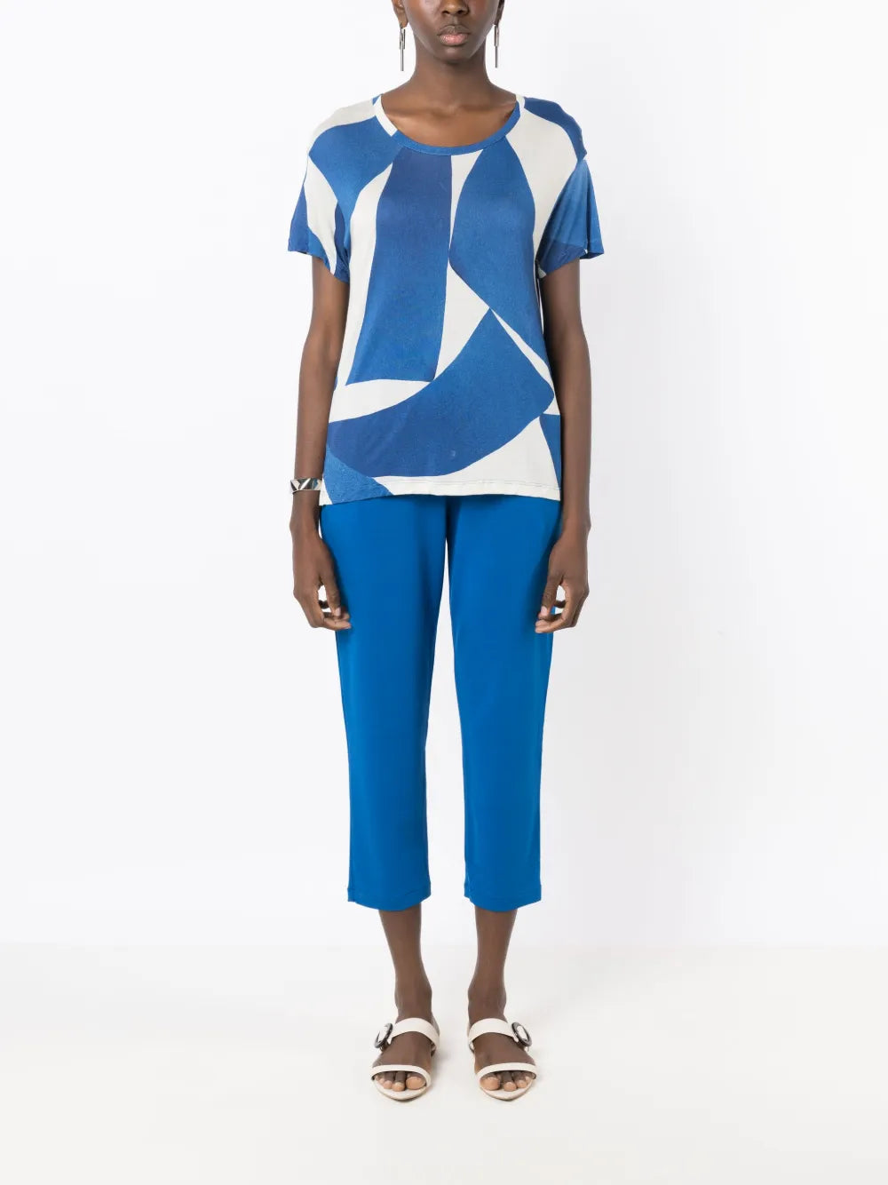 Drawstring Cropped Trousers