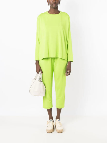 Drawstring Cropped Trousers