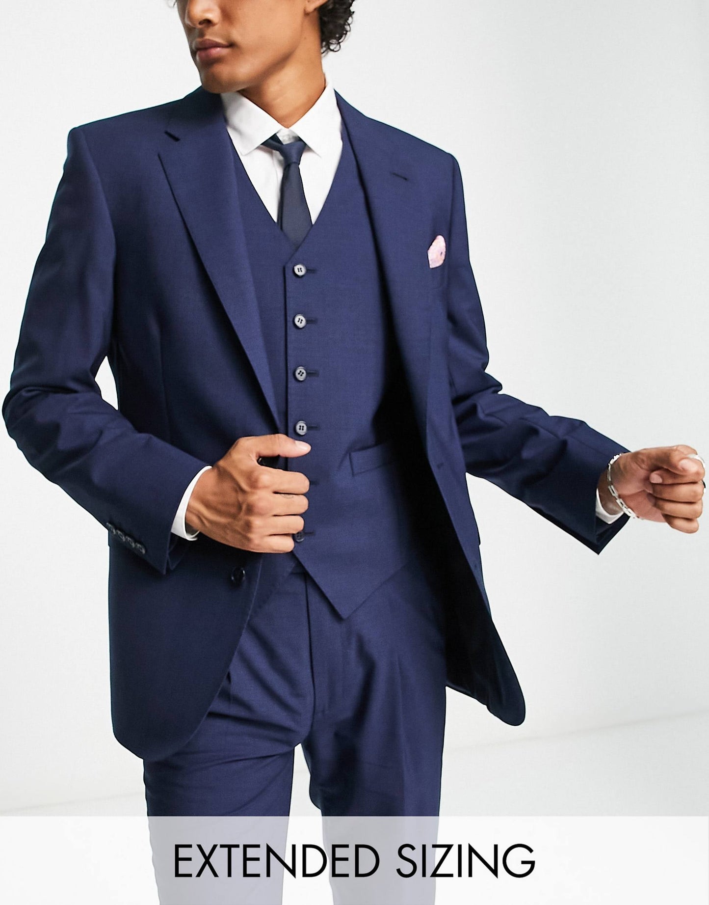 Premium Wool-Rich Skinny Suit Jacket