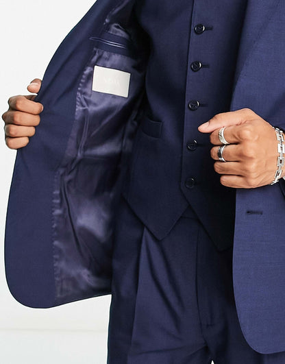 Premium Wool-Rich Skinny Suit Jacket